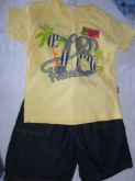 Conjunto com Bermuda Jeans