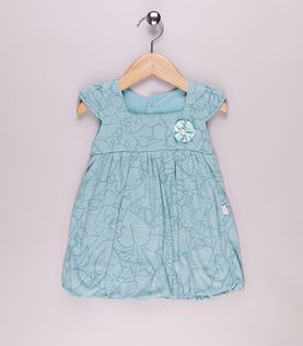 Vestido floral verde