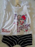 Blusa com short